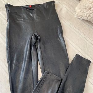 Spanx Faux Leather Leggings